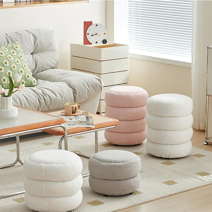 Roze Kaptafel Stoel - Meisjes Beste Cadeau Kaptafel Kruk Fluwelen Kaptafel Stoel Met Mooie Strik Hoge Rugleuning Comfortabele Make-up Stoel for Meisjes Kamer, Kledingwinkel, Kleedkamer (Color : Pink