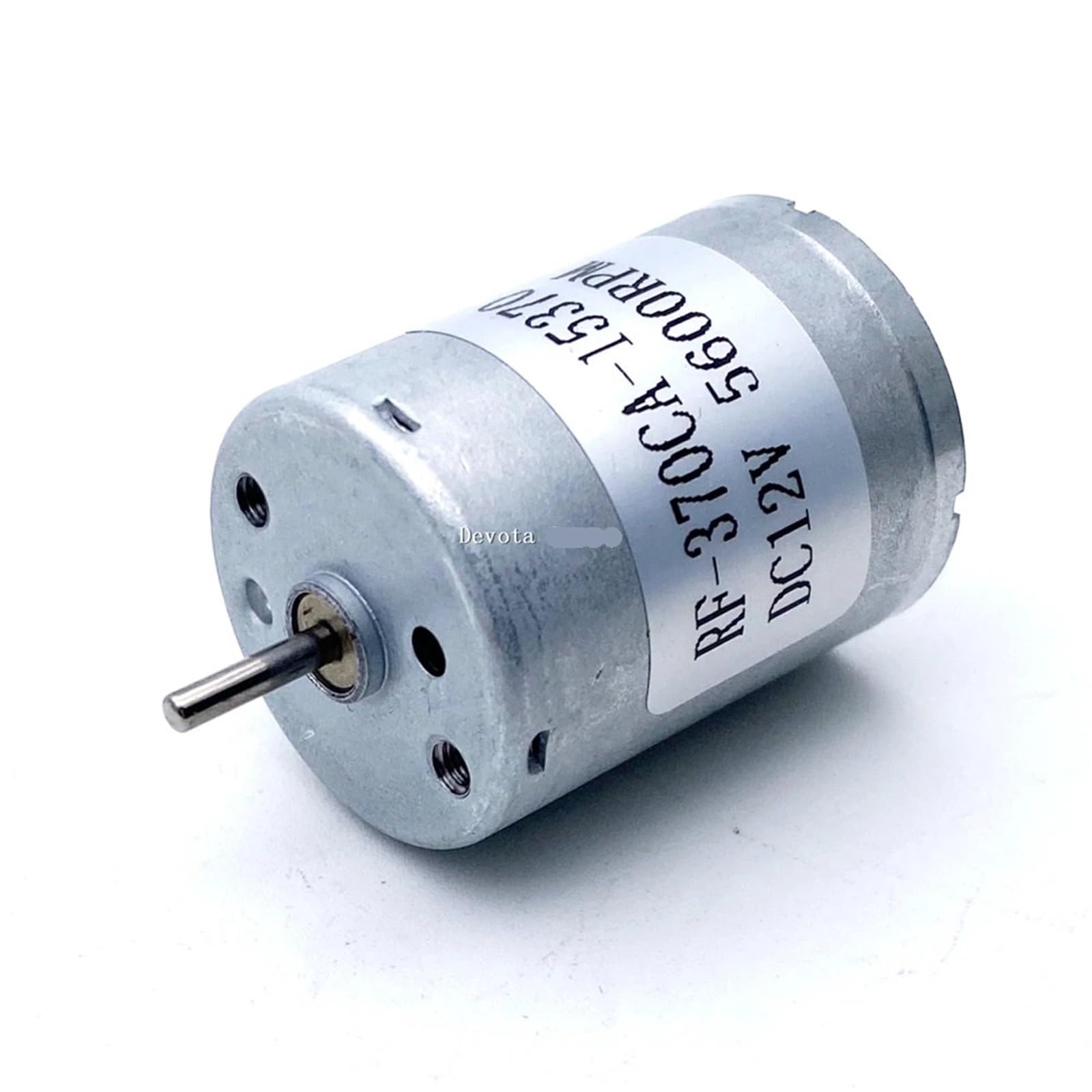 TQSKA RF-370CA-12560/15370/22170 DC 6V 12V DIY Electronic model aircraft small motor (Surrogate)(12V 5600RPM,RF-370CA-22170)