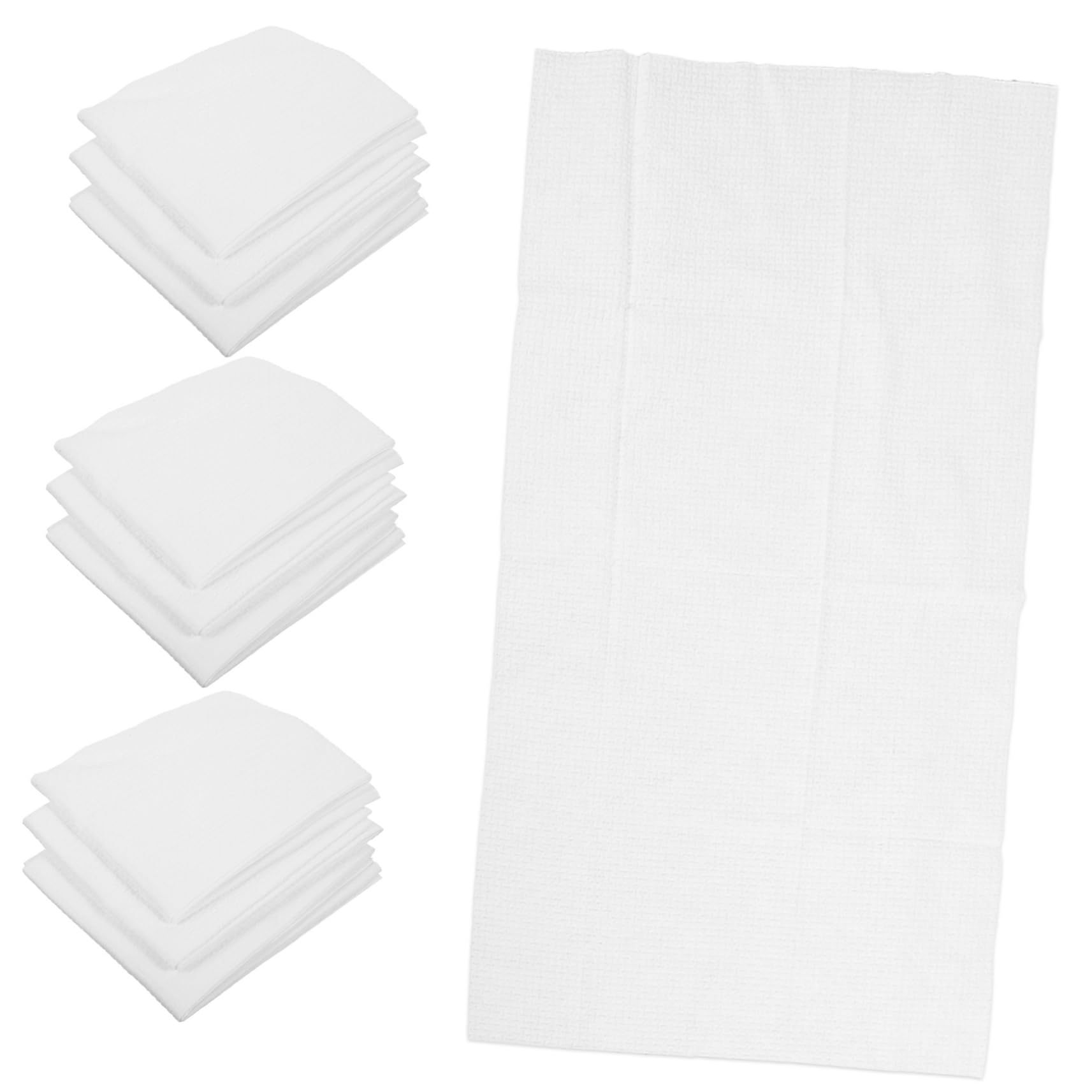 PRETYZOOM 10pcs Disposable Towel Bath Towel Sets Soft Absorbent Easy to Use for Hotel Travel