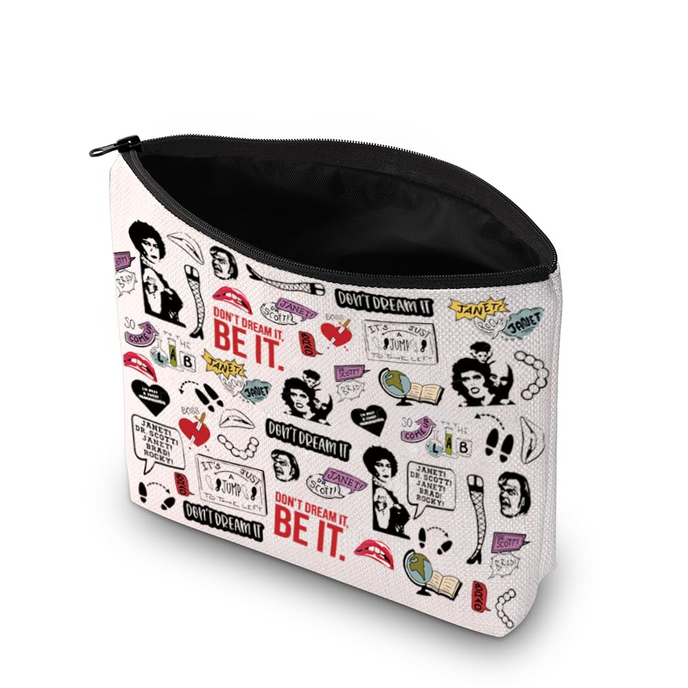 PXTIDY Rocky Horror Characters Cosmetic Bag Picture Show Gift Movies Series Fans Gift Horror Movie Musical Film Themed Gifts - Image 2