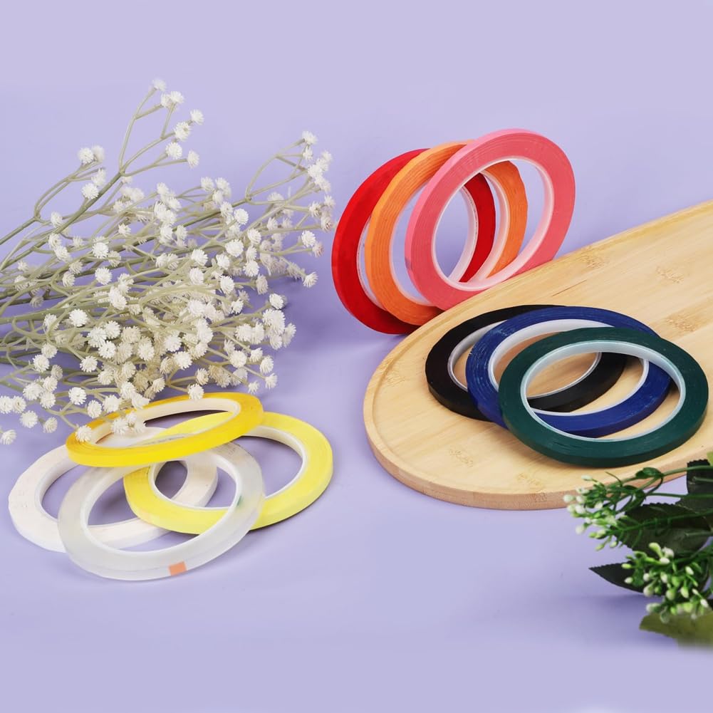 Malloy 20 Rollen, 10 Farben, Autoklav-Klebeband, 216 Fuß/Länge, 0,24 /B, Instrumenten-Identifikationsband, Autoklavierbar, 270 Fahrenheit