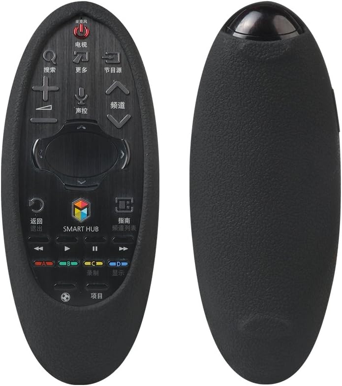 Samsung TV Remote Case SIKAI Patent Shockproof Silicone Case for Samsung BN59-01185F BN59-01181A BN59-01185A LED HDTV Remote Control with Free Lanyard (Black)