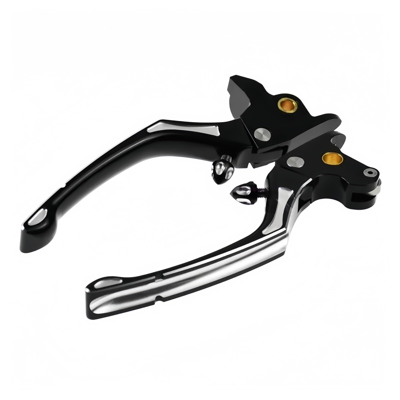 Palanca de freno y embrague de moto con acabado premium para Harley Heritage Slim y Dyna