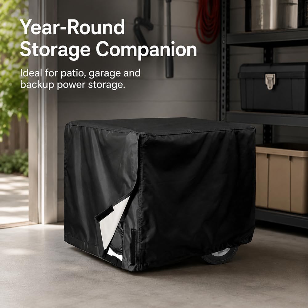 Funda para Generador Impermeable para Champion Power Equipment Champion 3500 2010-2016, 210D Oxford Cubierta Protectora para Exteriores, Resistente a UV y Polvo,A/Grey