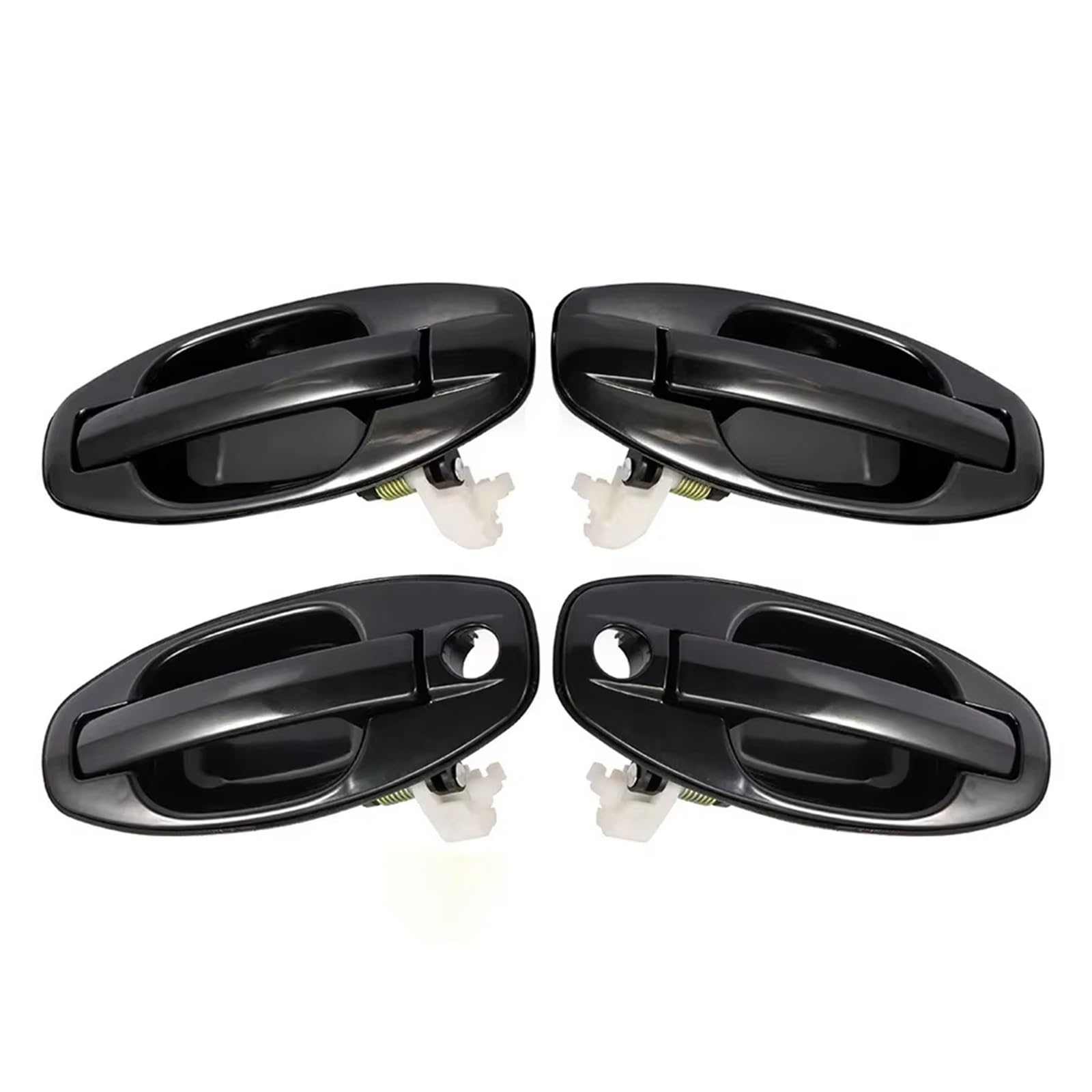 BYSKJZ Car Exterior Door Handle for Hyundai for Santa Fe 2001 2002 2003 2004 2005 2006 8265026000 8266026000 Front Rear Left Right Exterior Door Handle