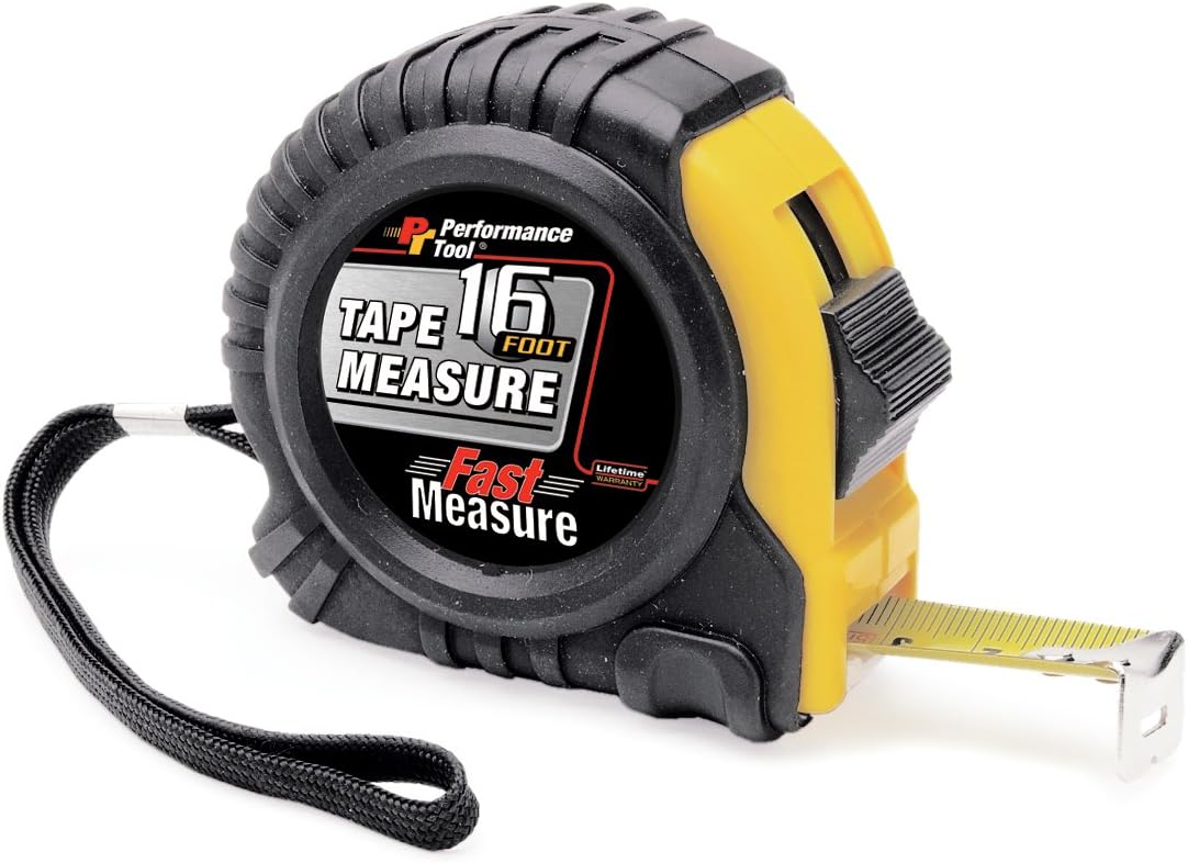 Performance Tool W5022 Fractional Dial Caliper with Convenient 1/8" Readout, Durable Casing, and Bright Color for Easy Visibility