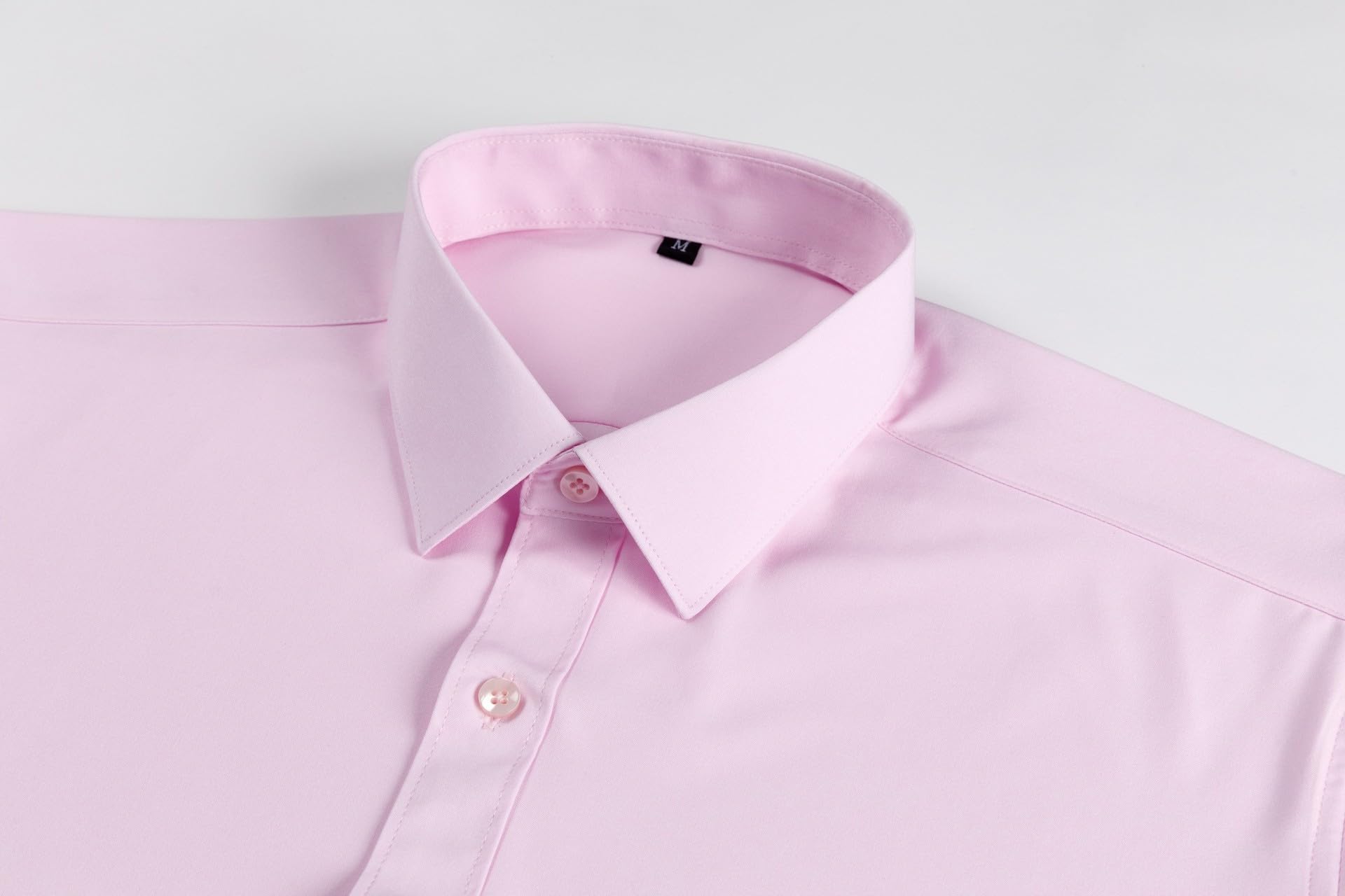 Generico Zealburst Shirts for Men, Stretch Non-Iron Anti-Wrinkle Shirt Short Sleeve, Men's Button up Quick-Drying Breathable Shirt