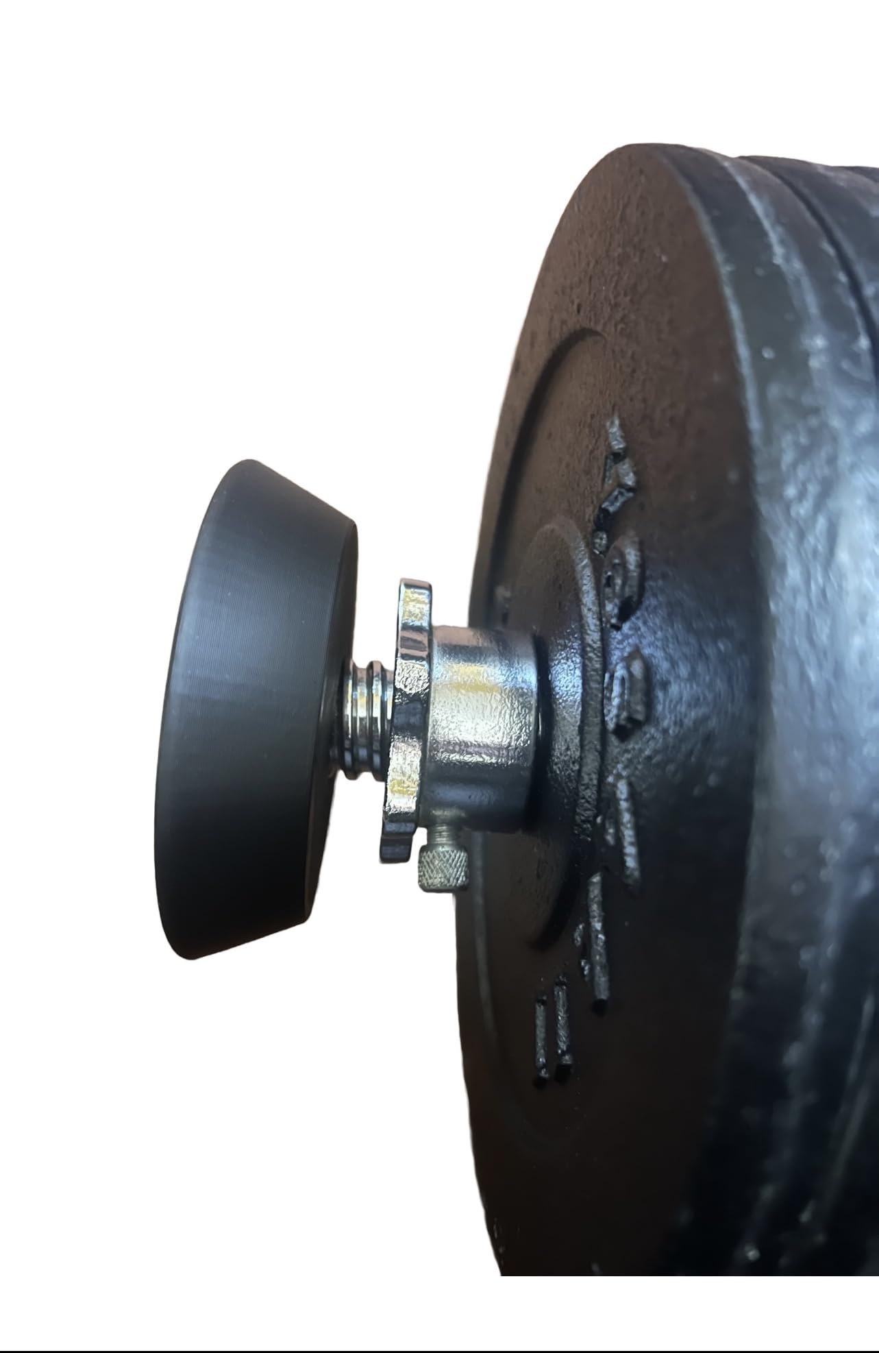 dumbbell end caps (2) - fit standard 1.15 inch thread adjustable dumbbells, make your home dumbbell workout more comfortable with these caps