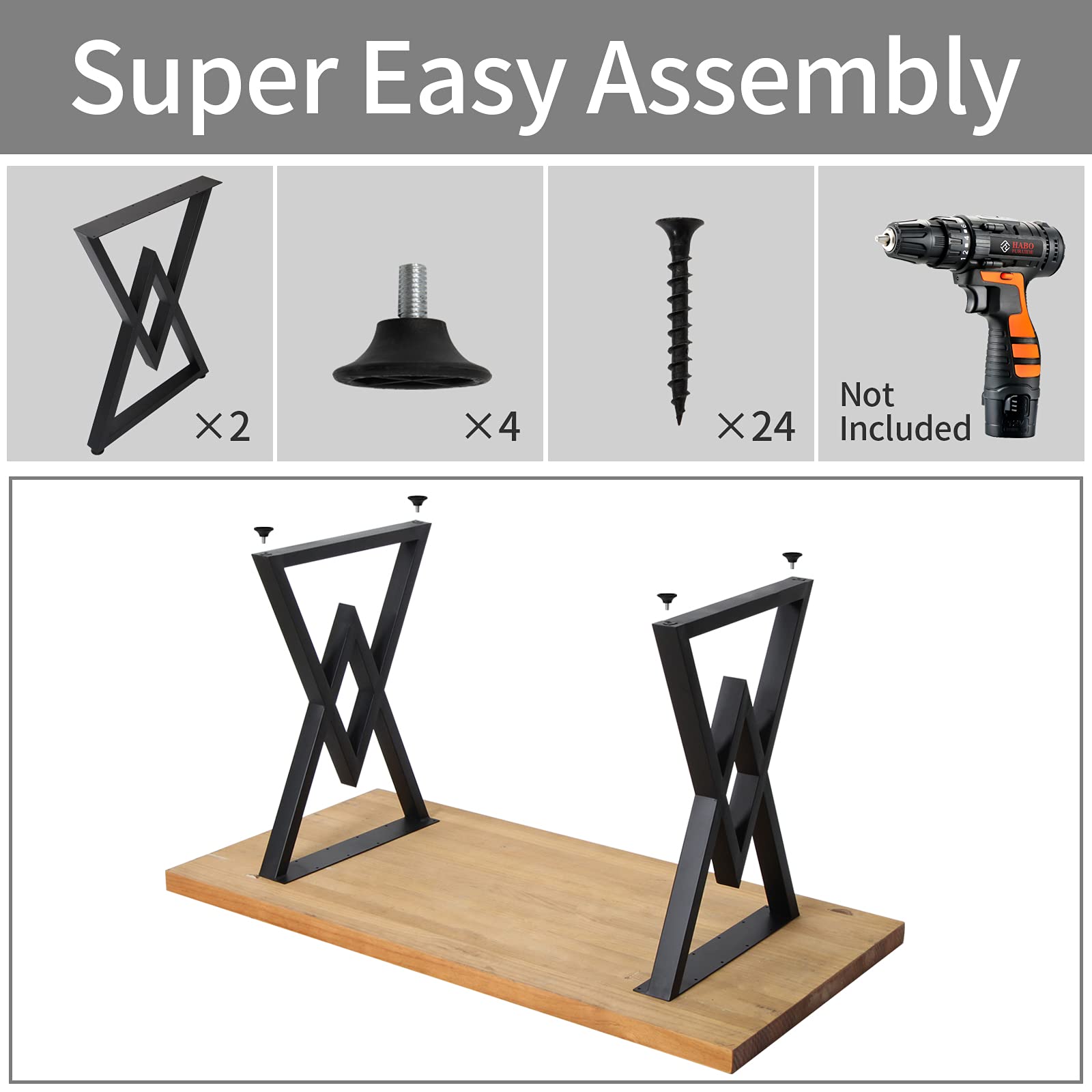 Amazon.com: GPDD Metal Table Legs 28