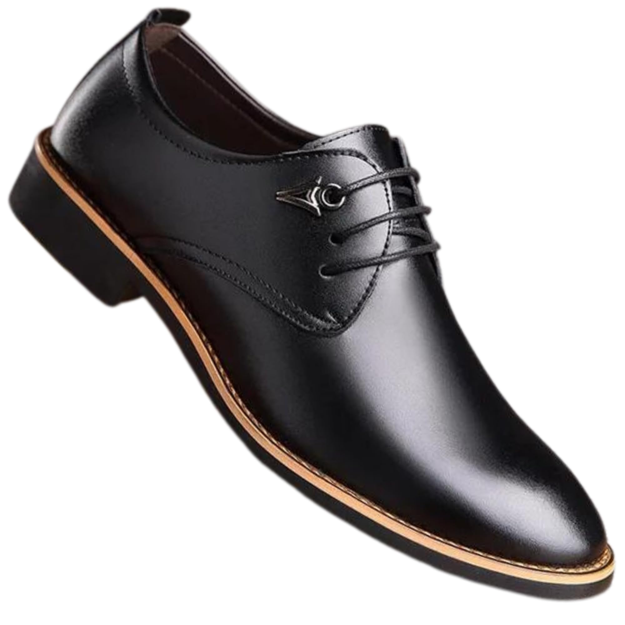 Zixer Artificial Leather Formal Shoes for Men || Premium, Party, College, Wedding, Office Shoes for Men Slip On Shoes for Men Without Laceless Shoes for Men (Black) (B0DCP8PZB3) Amazon Price History, Amazon Price Tracker