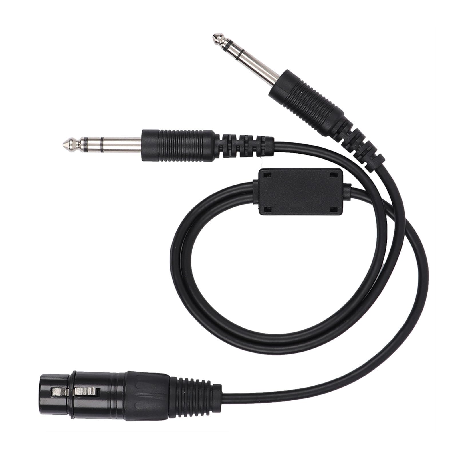 Yosoo Health Gear Cavo Adattatore per Cuffie, da XLR a GA | Cavo per Cuffie Aeronautiche a 5 Pin, Struttura in Metallo ABS, Resistente Schermatura in Kevlar, per Conversione a GA,