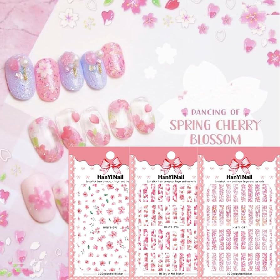 Amazon.co.jp: GOODCHI ネイルシール 花 桜 花柄 お花 花びら