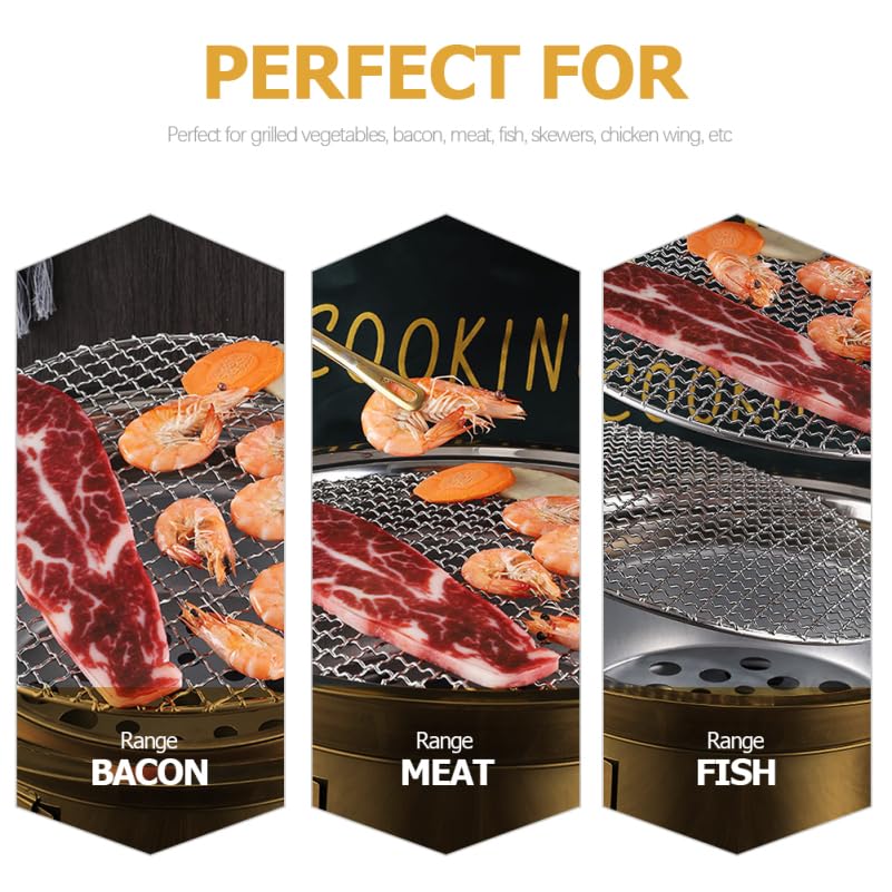Voor Japanse Koreaanse Grill BBQ Rooster Mesh Net, Perfect voor Camping Voor Japanse Koreaanse Grill BBQ Rooster Mesh Net, Perfect voor Camping