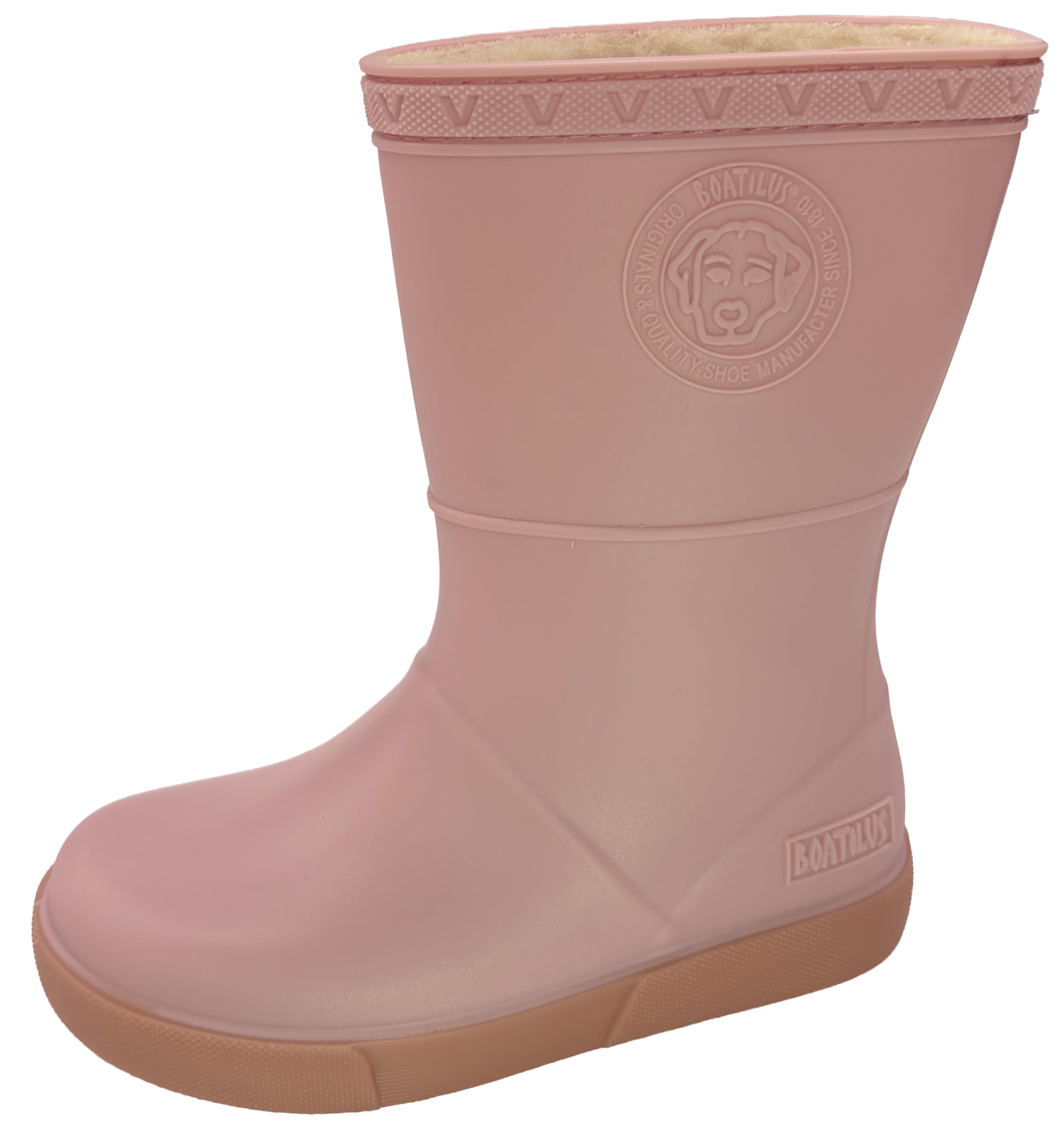 Boatilus Seals Kinder-Regenstiefel, Clogs, Gartenstiefel – 100% wasserdicht, Mit Wolle gefüttert, duftendes Gummi, rutschfest