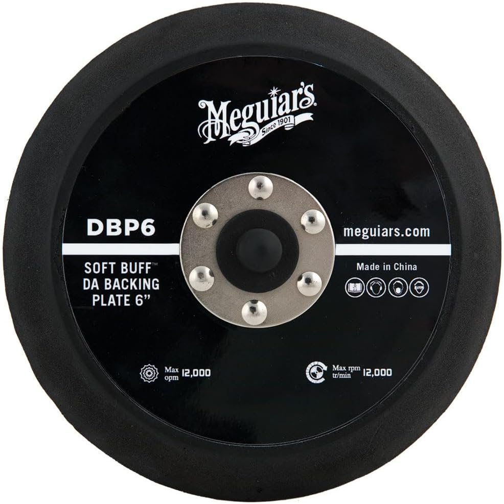 Meguiar's DBP6 6 inch DA Backing Plate for a Dual Action Polisher