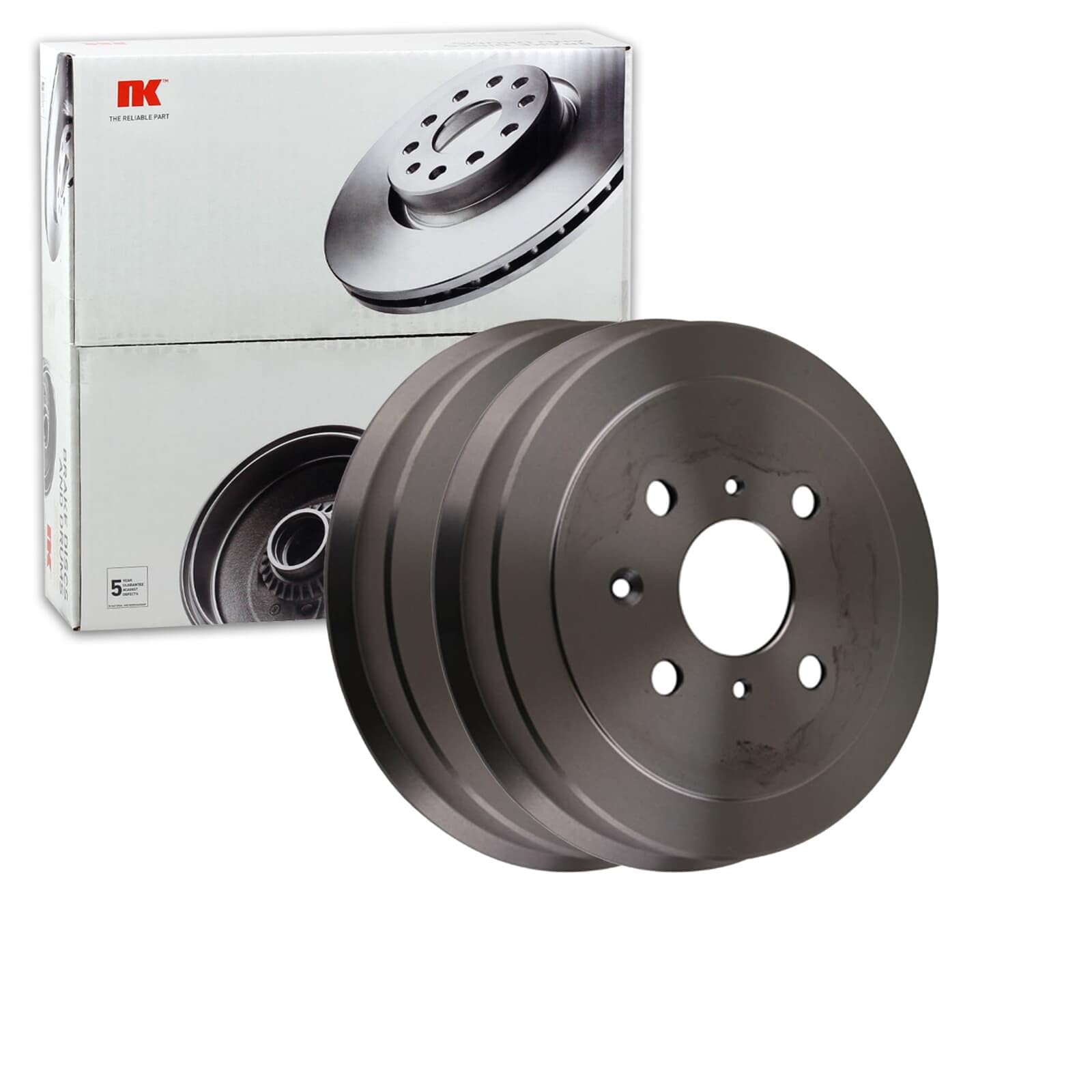 2x NK Ø 200mm Bremstrommeln hinten | 2x 251911 Kompatibel mit 107 (pm_, PN_),108,Aygo (_B1_),Aygo (_B4_),Aygo Kasten/schrägheck (_B1_),C1 (pm_, PN_),C1 II (pa_,