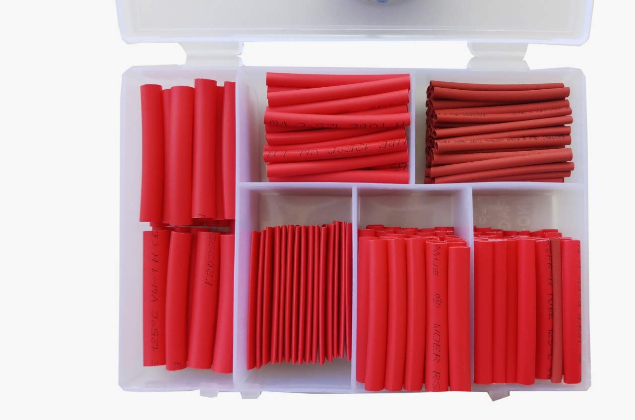 Rpi shop – 200 pcs Red Polyolefin Heat Shrink Tube, Insulated Wire Cable Sleeving Wrap, For DIY Project, (2mm, 3mm, 4mm, 5mm, 6mm, 8mm) Cut Size with Box (B08CCBX58D) Amazon Price History, Amazon Price Tracker