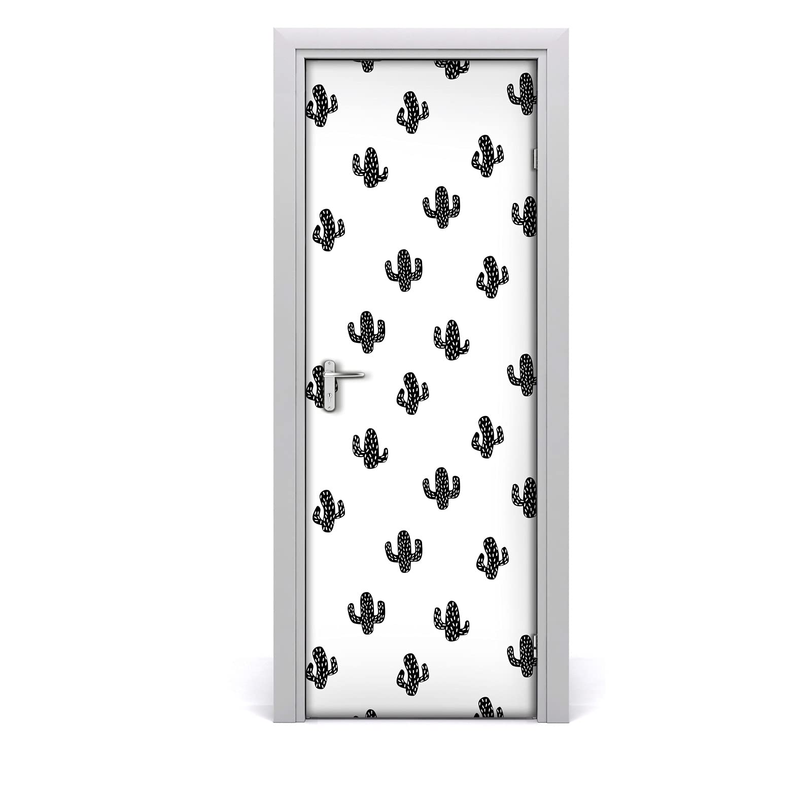 Papier peint sur la porte étiquette étanche Magic-Stick cactus 77x200
