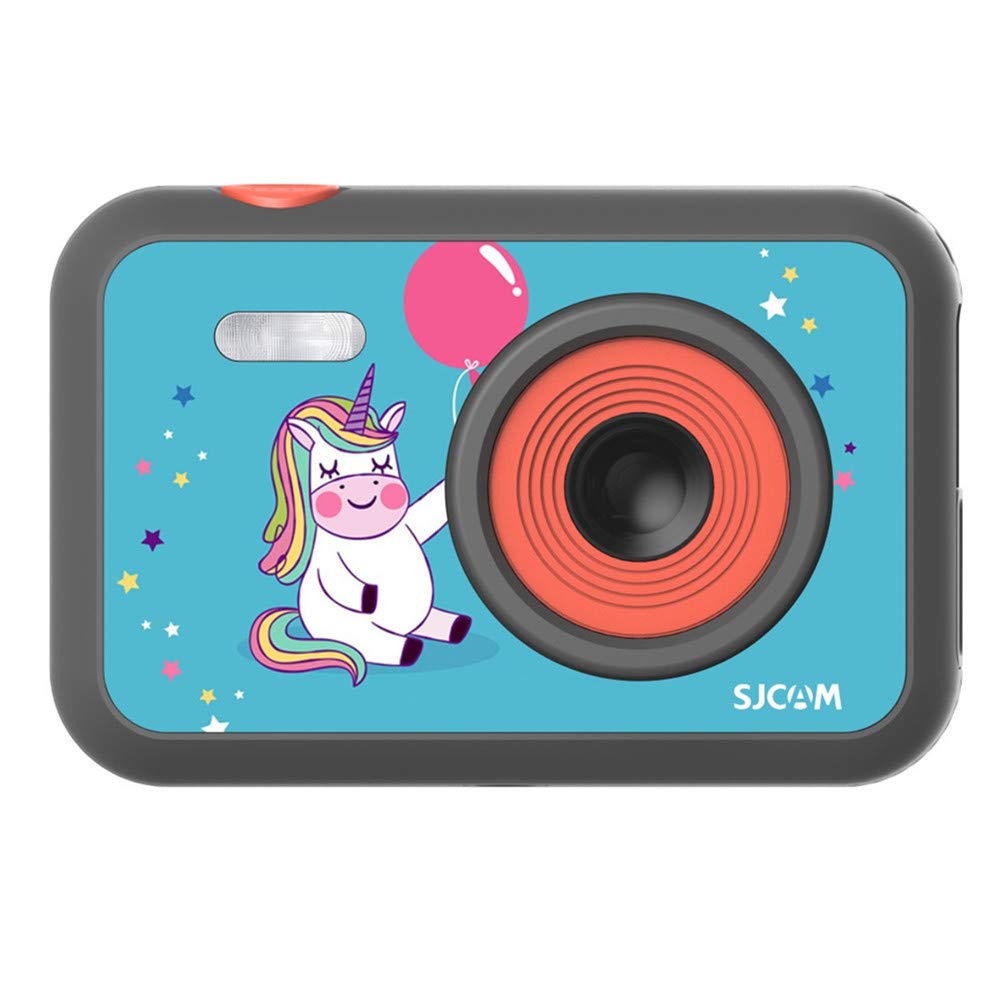 Powerpak SJCAM Funcam 2" LCD HD USB Digital Action Built in Camera Cartoon Print with in-Built Games for Children & Adult Kids (Funcam Unicorn) Multicolor,5 Megapixels