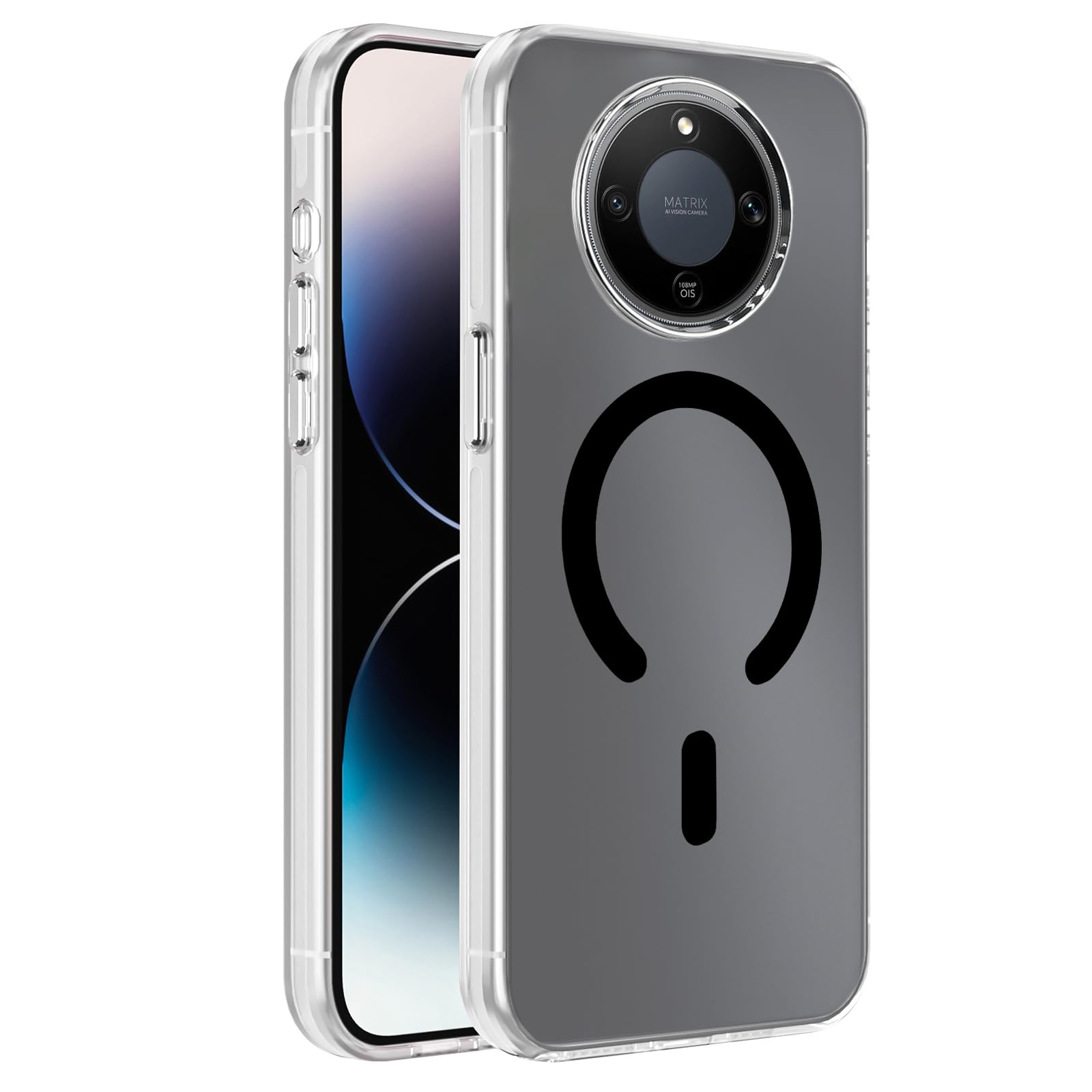 Dl3 Mobilak Case For Honor X9D / Magic 8 Lite / X70 Case Crystal Clear [Not Compatible with MagSafe] Soft TPU Gel Case Flexible Silicone Anti-Scratch Transparent TPU Cover