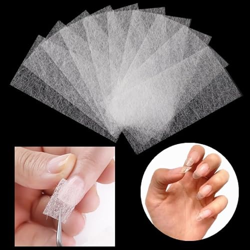 20Pcs Silk Nagel-Verpackungs-nagelverlängerung Silk Fiberglas Nagelpflege Fiberglas Silk-Verpackungs-Aufkleber Non-Woven-warp Für Gel Verlängerung Nagel-Kunst-Werkzeuge