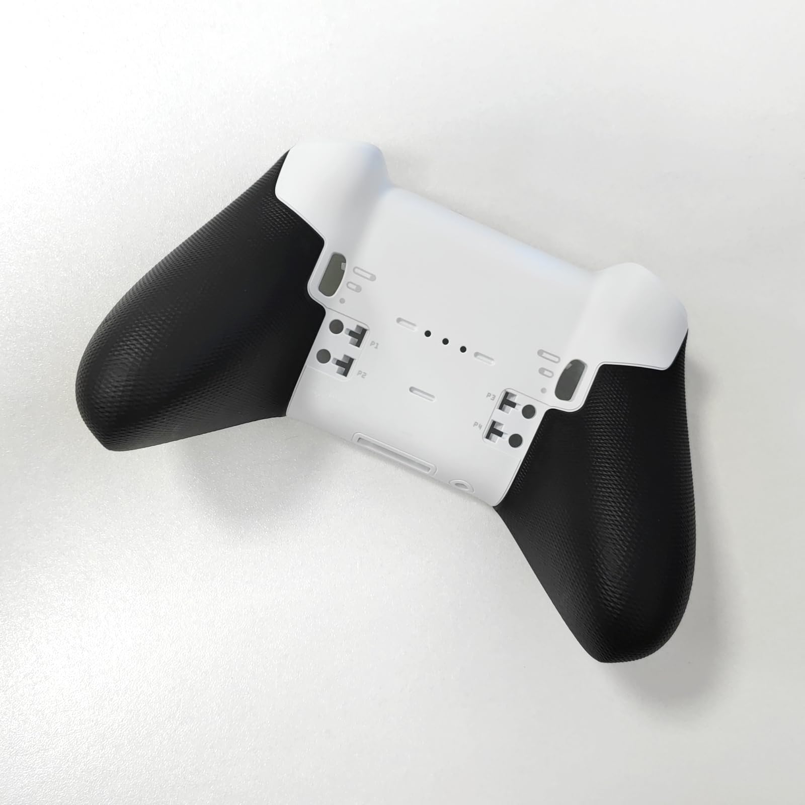 Boîtier de Remplacement Coque Inférieure Coquilles de Plaques de Couvercle Arrière pour Xbox Manette Elite Series 2/Manette Series 2 Core (Blanc)