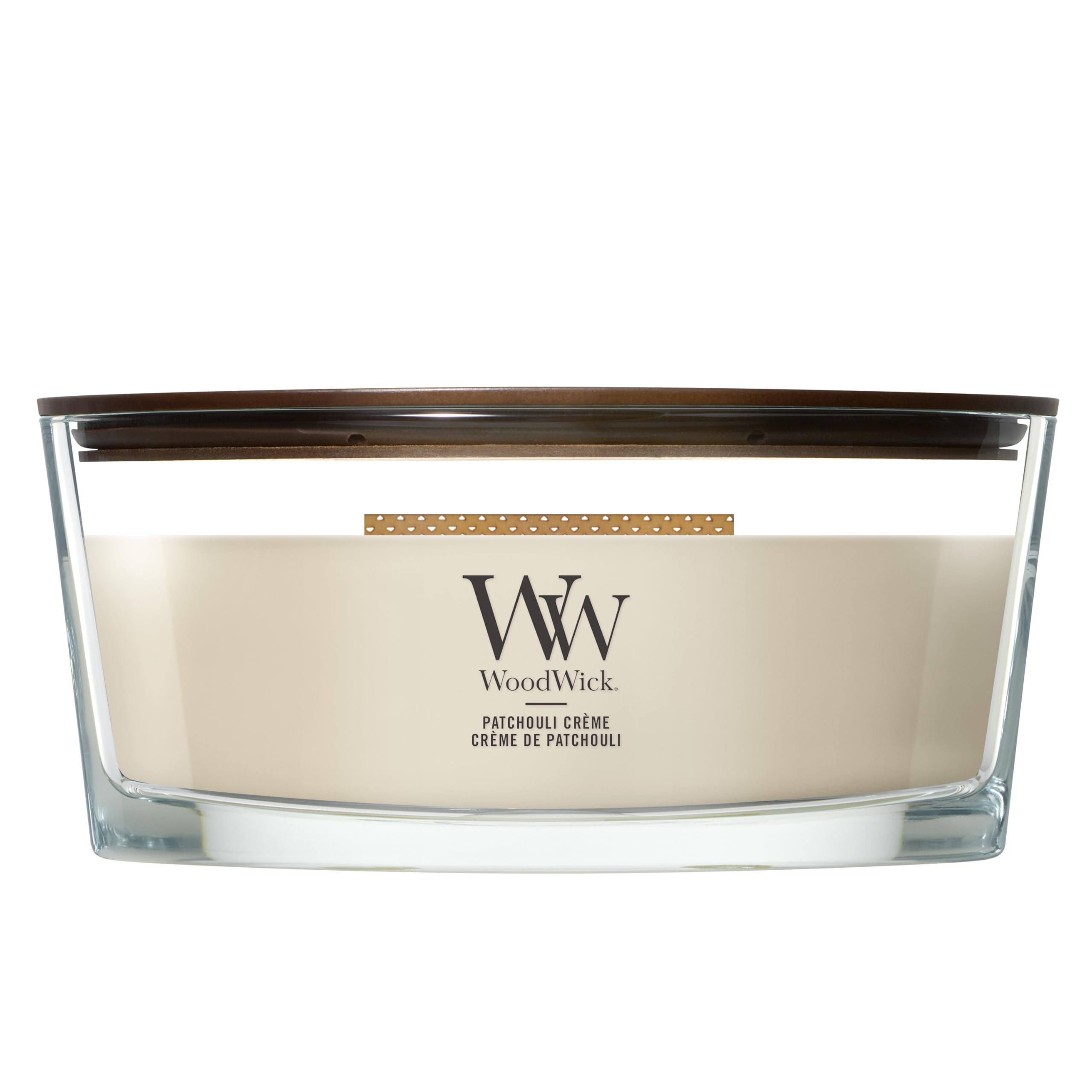 WoodWick | Ellipse Candle | Patchouli Crème | Great Gift for Women