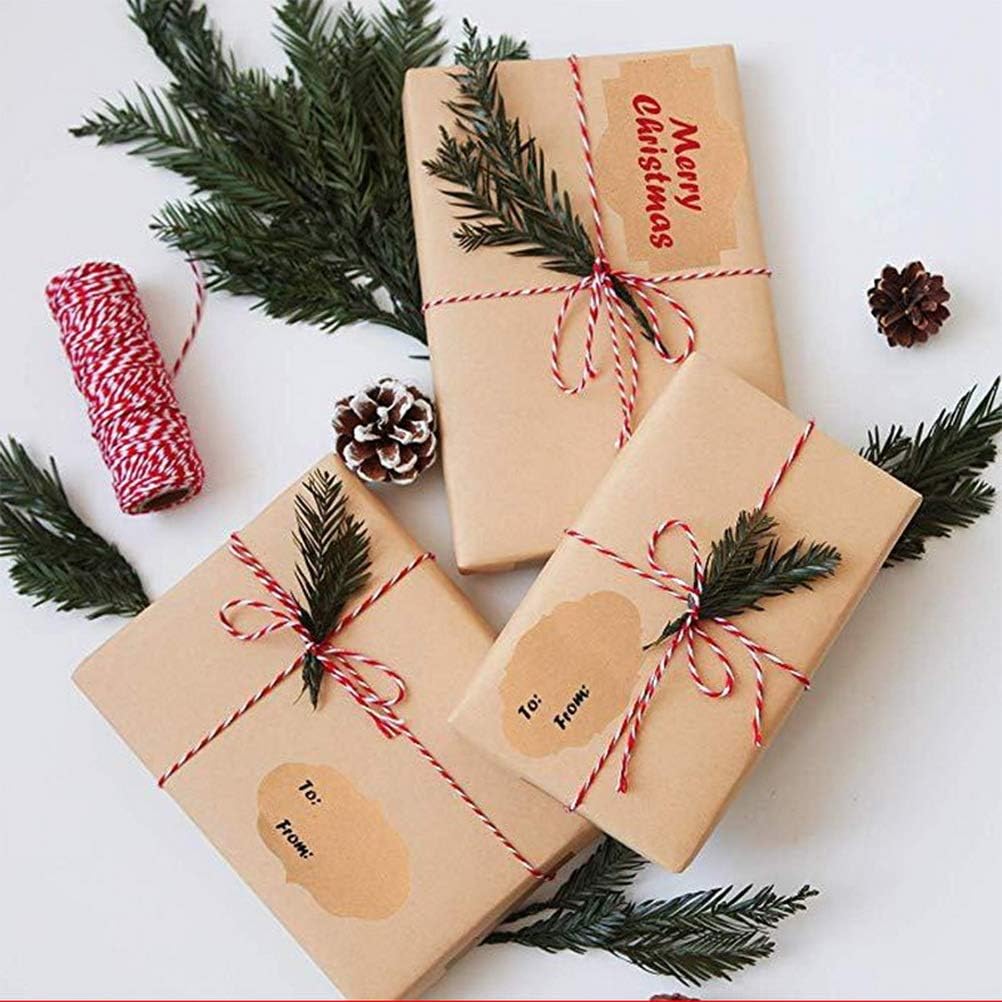 300 Pcs Christmas Gift Tags Labels Stickers, Self-Adhesive Handmade Name Jar Labels for Essential Oil Bottle Cosmetic Decoration Mason Jars Food Craft : Office Products
