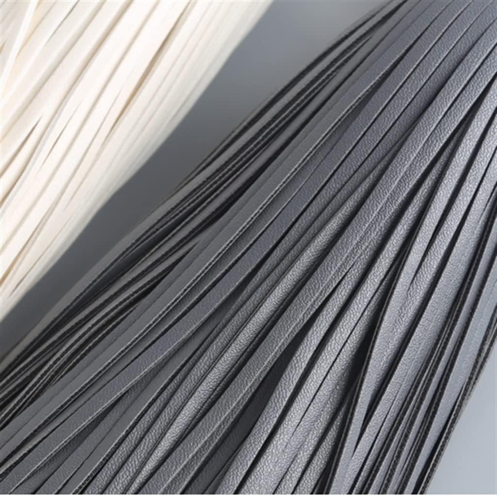 FMURY Curtain Buckle Double-Layer Leather Small Hanging Ball Sling Hand-Woven Tassel Hanging(OneColor)