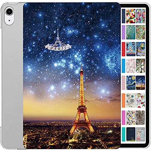 Image of DuraSafe Cases for iPad PRO 11 Inch 1 Generation [ PRO 11 1st 2018 ] A1980 A1934 A2013 A1979 MTXN2HN /A MTXP2HN /A MTXR2HN /A Printed Slim Hard Shell Protective Stand Cover - Paris Night