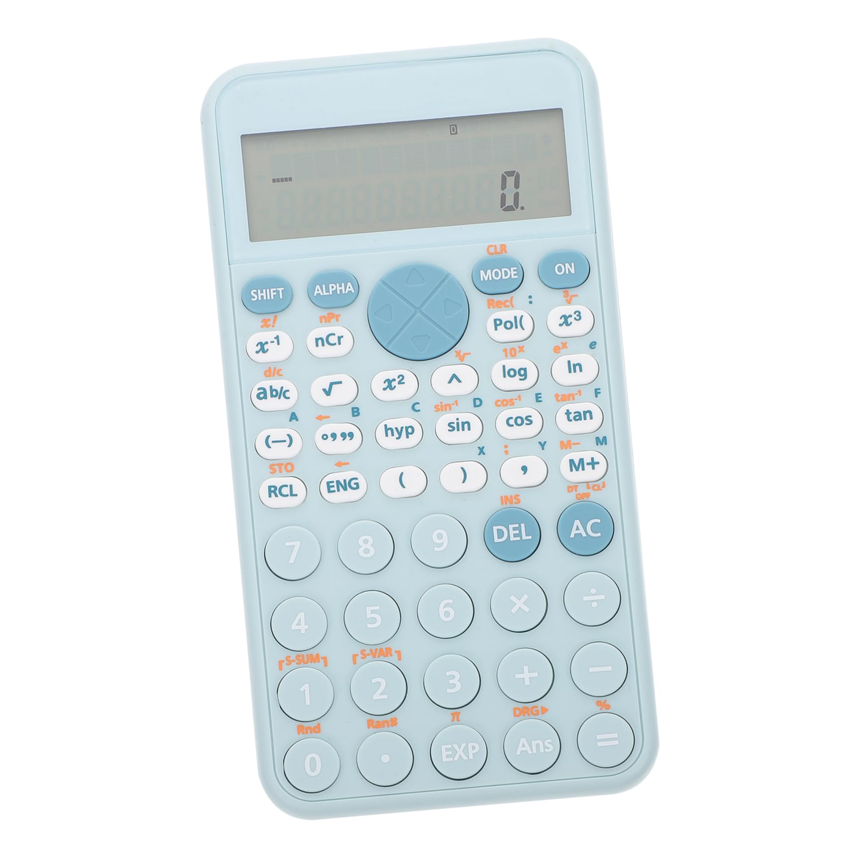 VILLCASE 2piezas Calculadora Científica Multifuncional para y Diseño Práctico Pantalla Funciones De Cálculo Avanzadas Color Azul
