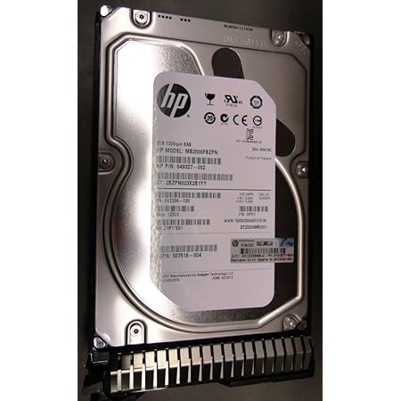 Amazon Com Hp 001 2tb Hot Plug Sata Hard Drive 7 0 Rpm 6gb Sec Transfer Rate 3 5 Inch Large Form Factor Lff Midline Smartdrive Carrier Sc Not For Use In Msa Products Computers