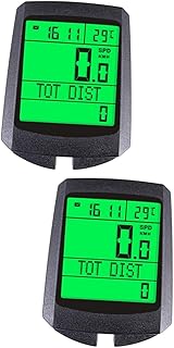 Toddmomy 2 Pçs Excersize Bicicleta Exercício Bicicletas Bicicleta Estatica Para Ejercicios Exercício Bicicleta Velocímetro Tacômetro Bicicleta Computador Esportes Aparelho