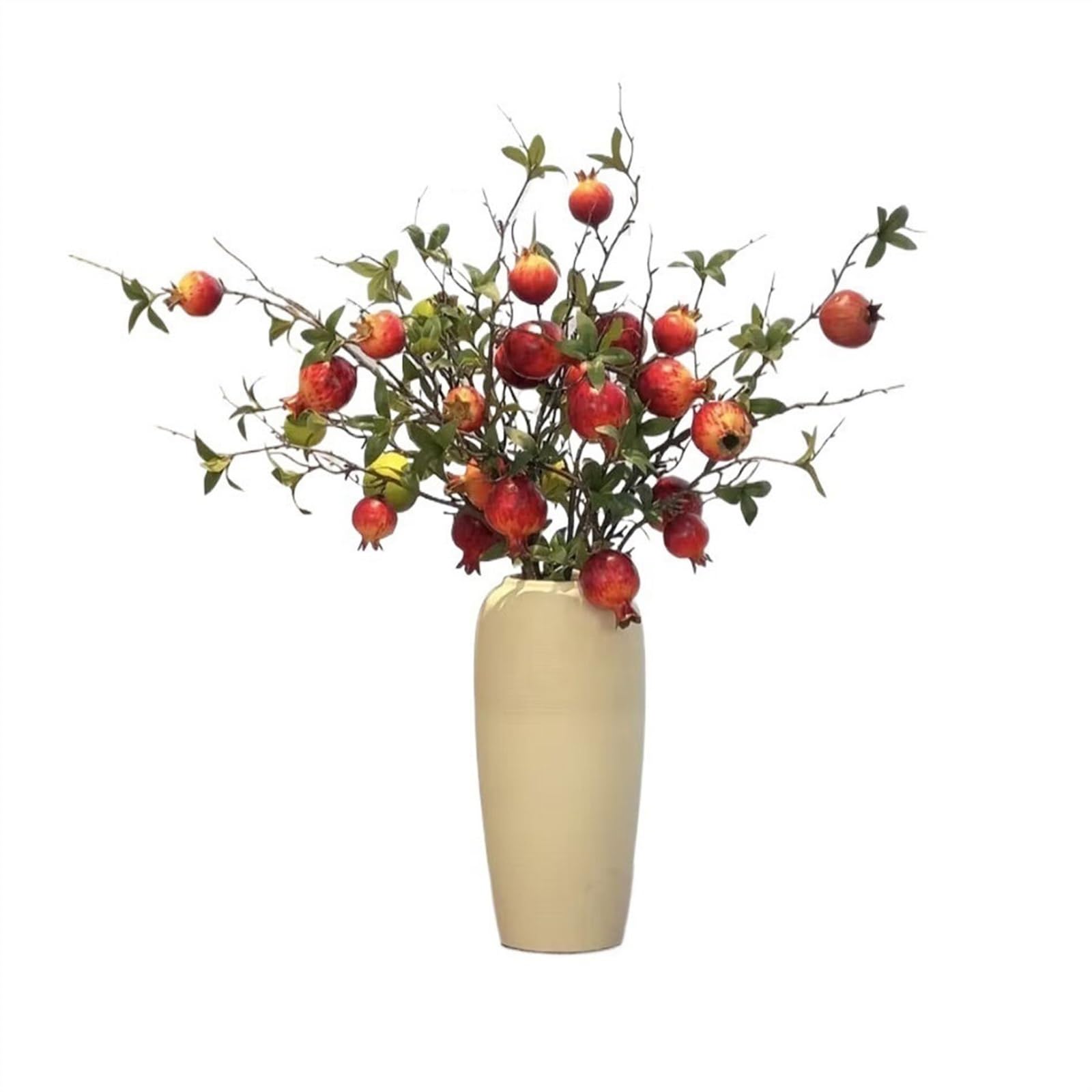 Kunstblumen Simulation Granatapfel Blume Obst Baum Zweig Blumenarrangement Chinesischen Esstisch Herzstück Wohnzimmer TV Schrank Ornamente Blumenstrauß