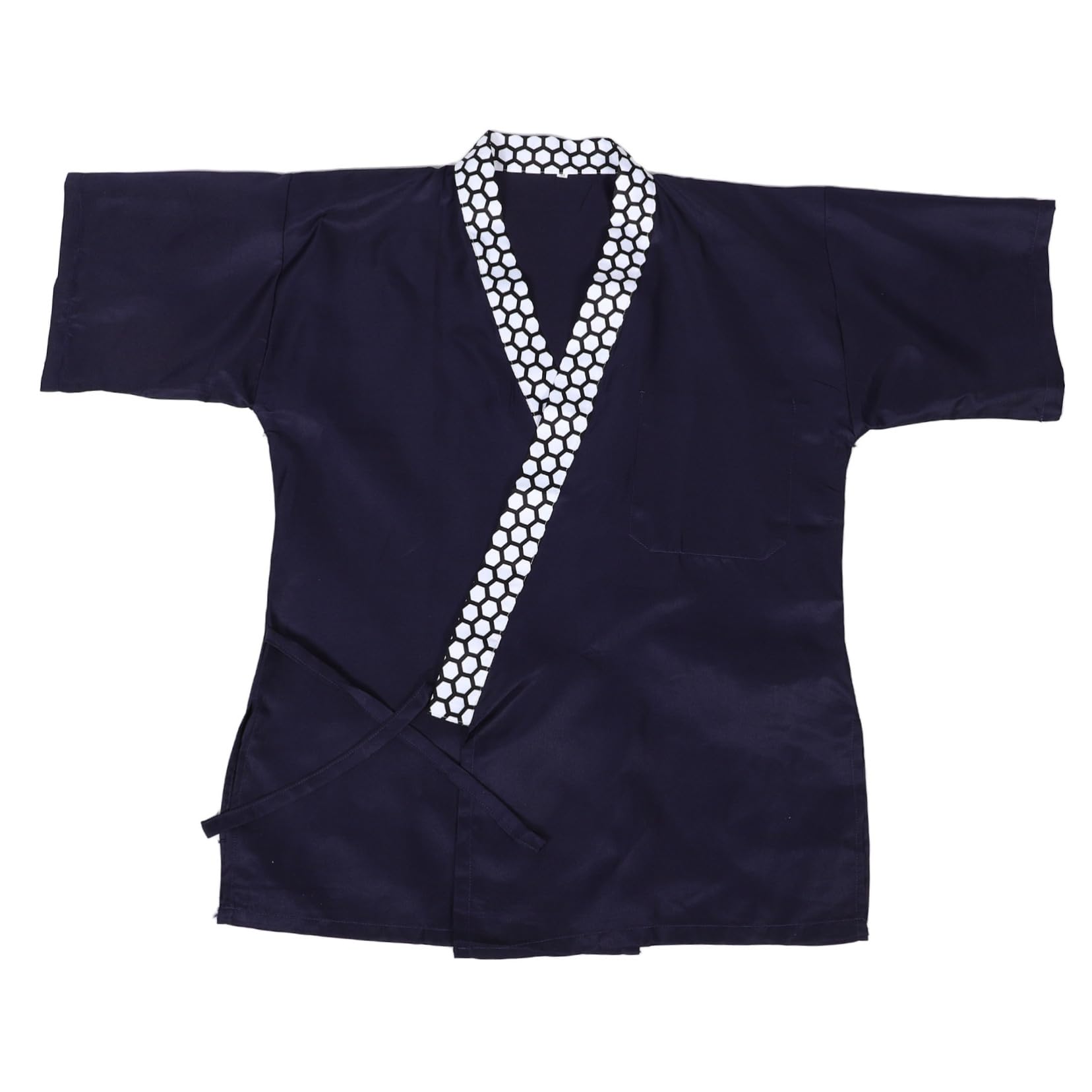 Didiseaon Ropa de Trabajo de Chef japonés Abrigo de Sushi Restaurante Kimono Chaqueta de Cocinero para Hombre Abrigo de Cocinero Abrigos de Chef para Hombres Mangas de Chef Fibra de Bambu