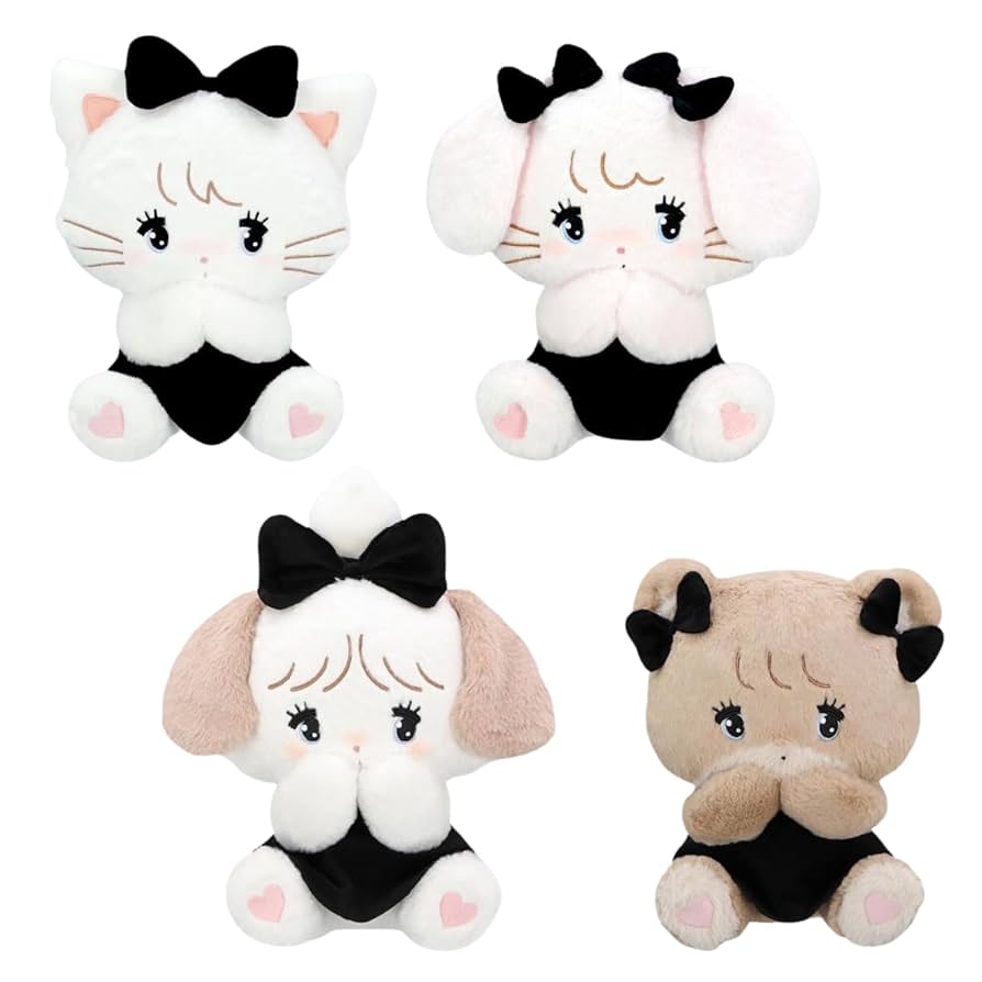 mikko characters BLACK RIBBON BIGぬいぐるみ Amazon.co.jp: mikko BLACK RIBBON BIG ぬいぐるみ みっこ