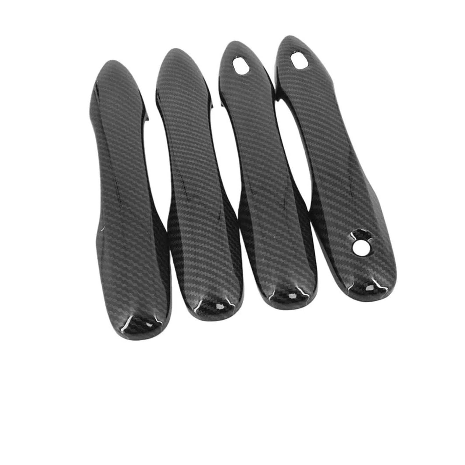 Punxdda Car Exterior Door Handle for Toyota for Corolla 2019-2022 Carbon Fiber Cars Accessories Exterior Styling Car Decoration Door Bowl IHandle Cover(Dual smart Holes)