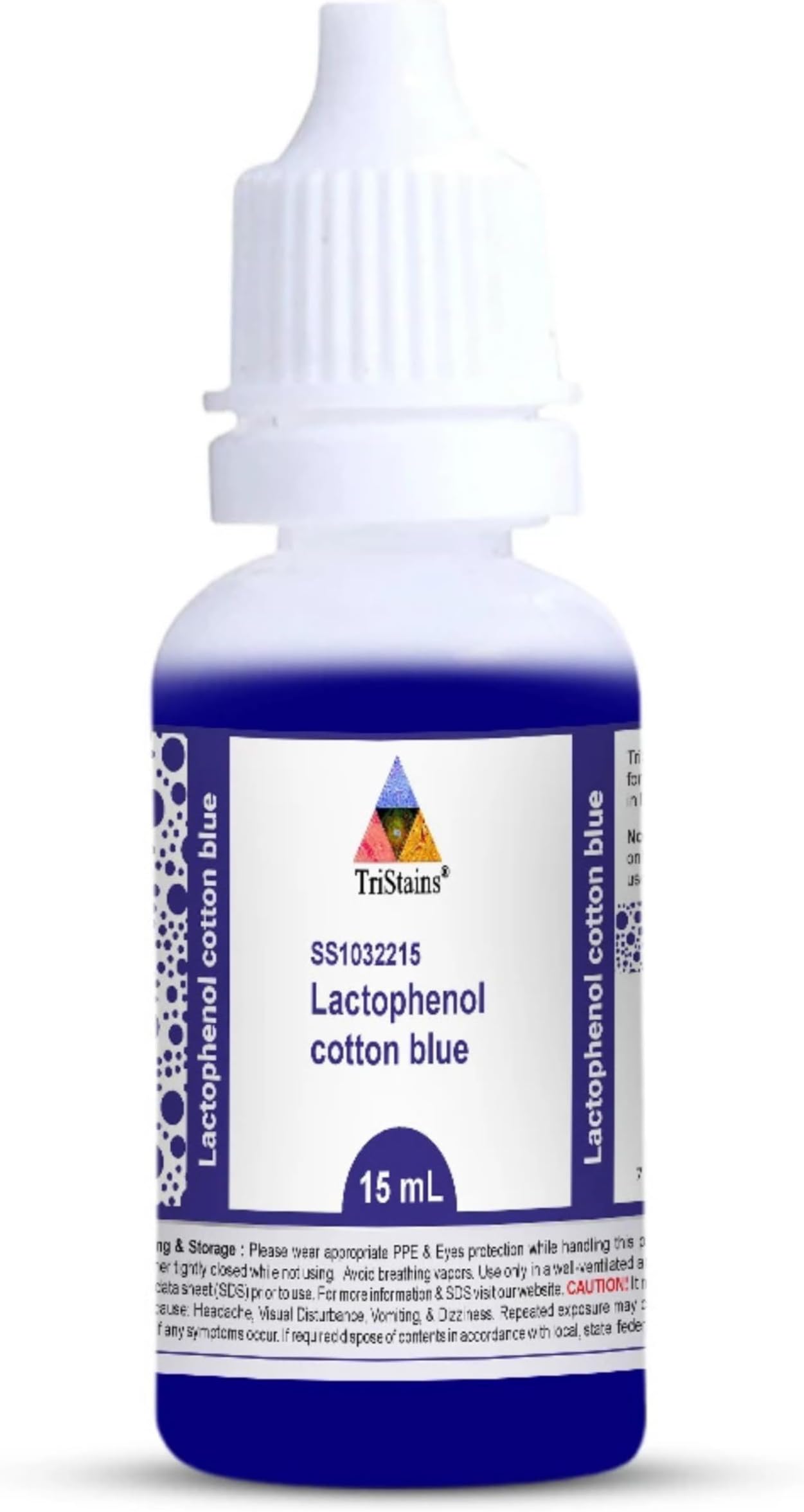 Lactophenol Cotton Blue 15mL Dropper Bottle