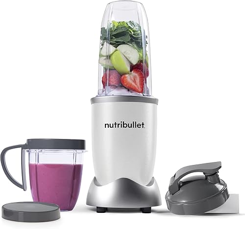 NutriBullet NB9-1301W Pro - Sistema de licuadoramezclador, 13 piezas, color blanco, 900 W