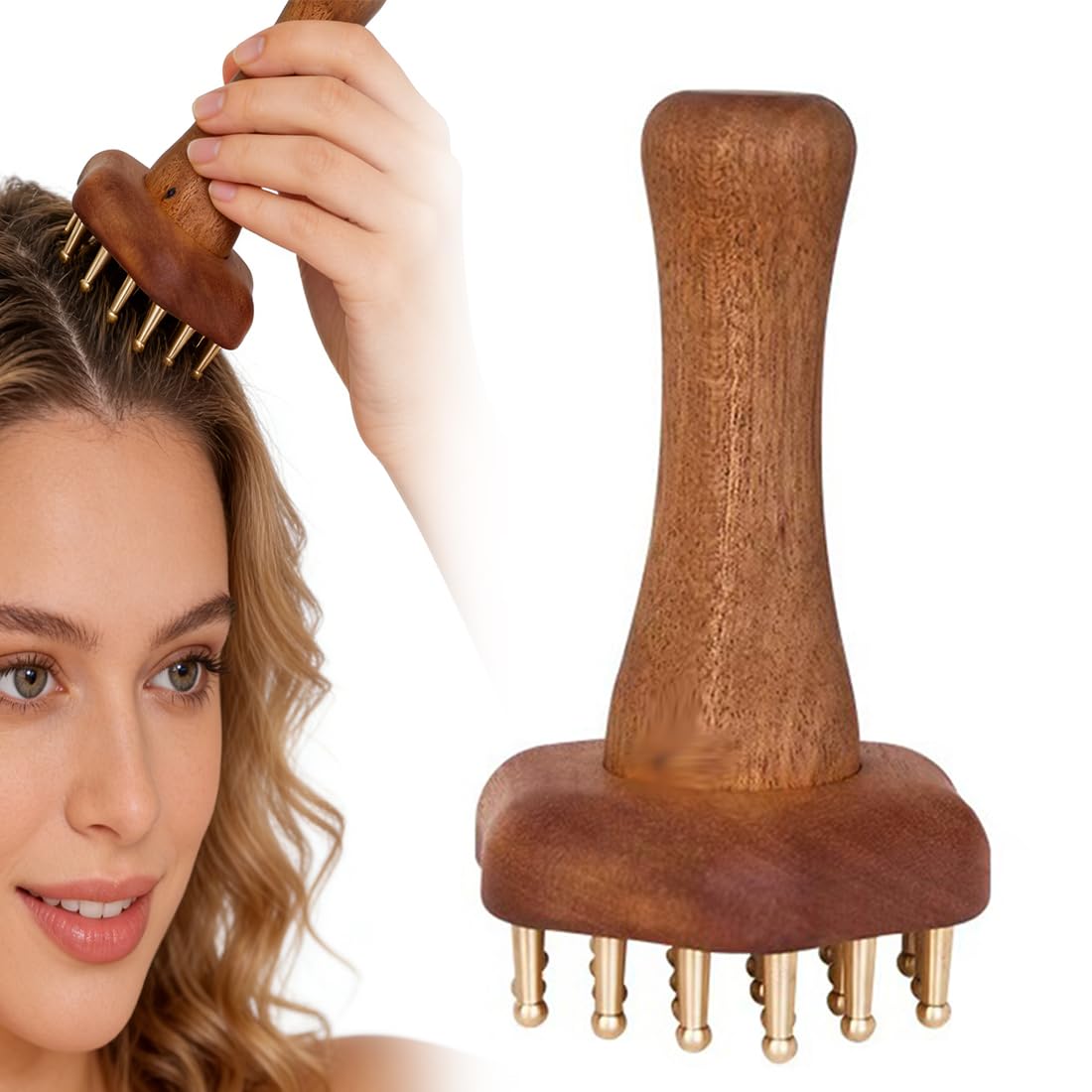 Amazon.com : ZKMGYZB 24teeth Copper Head Massage Comb for Body and
