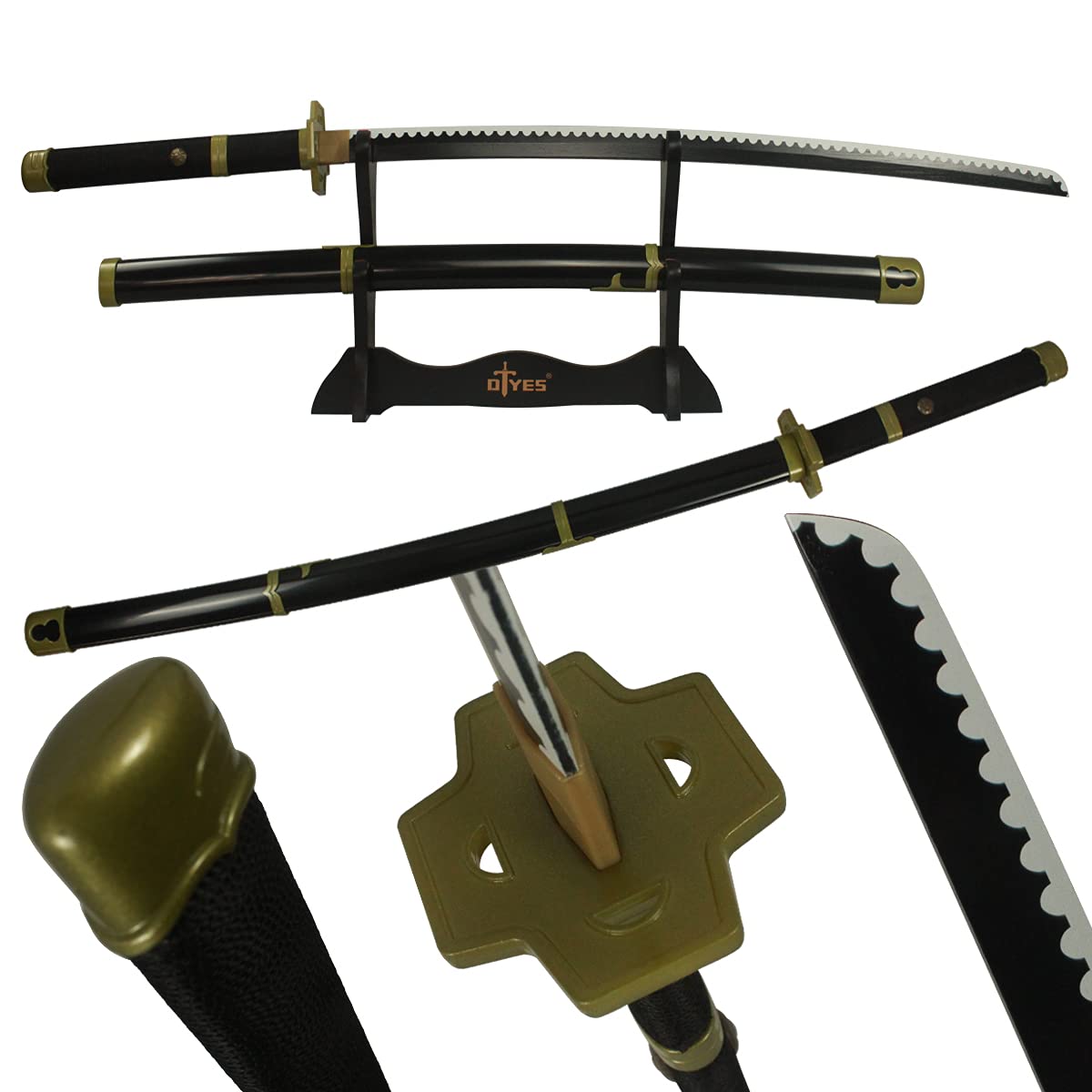 Auxier One Piece Sword Katana Swords Real Anime Sword Bamboo ...