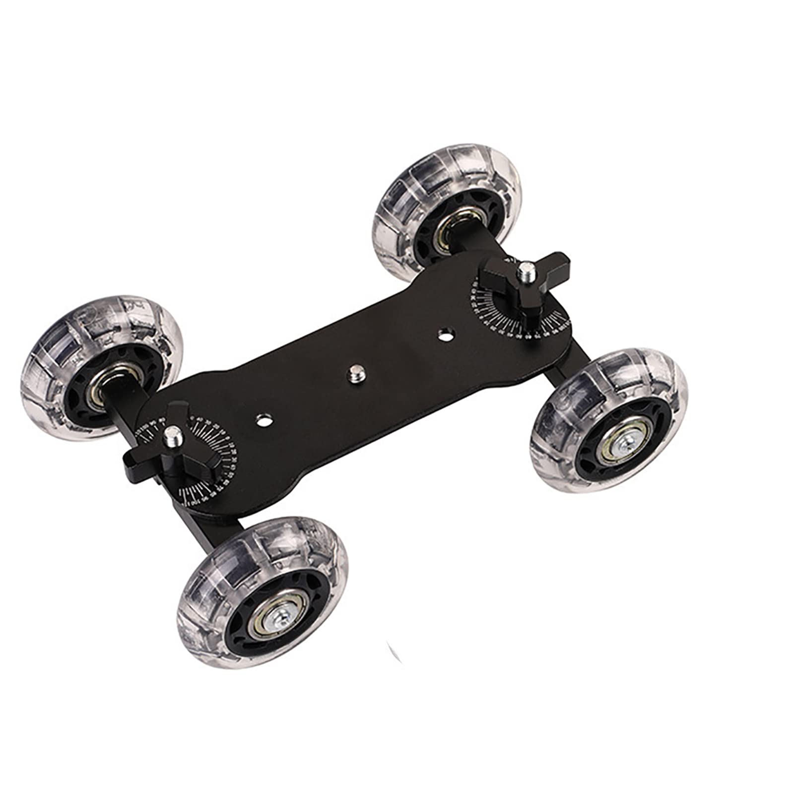 Rueda Dolly para Cámara, Mini Cámara Dolly Roller con Carga De 10 Kg Y Escala Precisa, Equipada con Tornillos De 1/4, para La Mayoría De Las Rótulas Y Brazos Mágicos