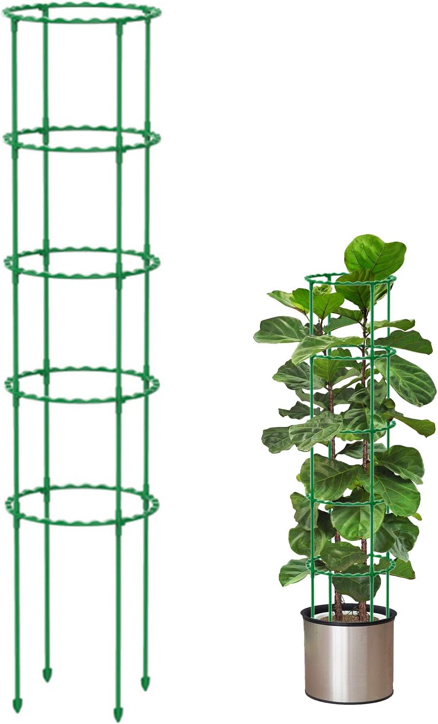 2PCS 5layer Plant Support Cage,85cm Garden Support, Plant Pile, Tomato