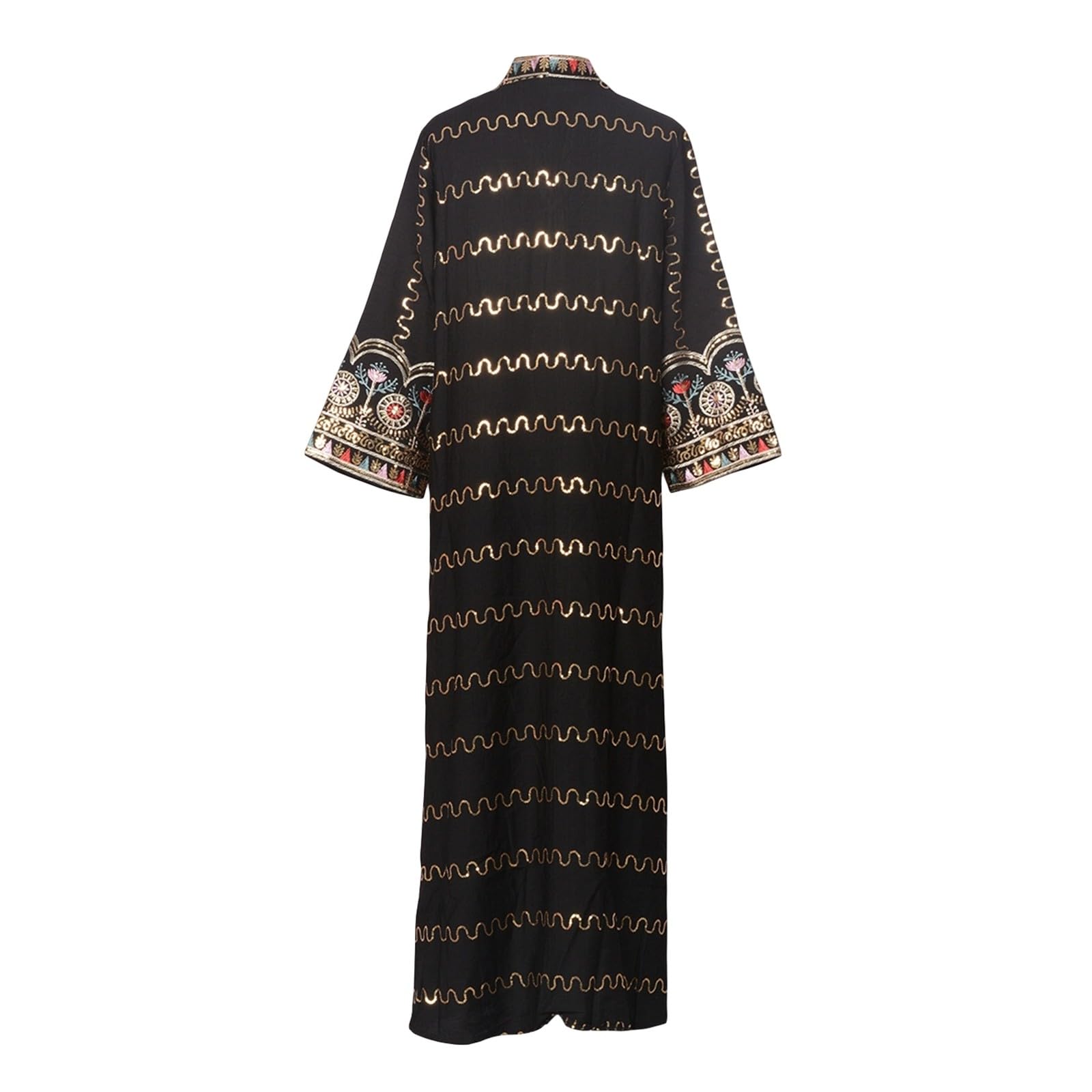 Generisch Damen Strandkleid Lose Kaftan Kleid Lange Bikini Cover Ups Sommer Maxikleid Boho Strandponcho Beach Maxi Dresses Sommerkleider Beachwear Langes Nachthemd Nachtwäsche