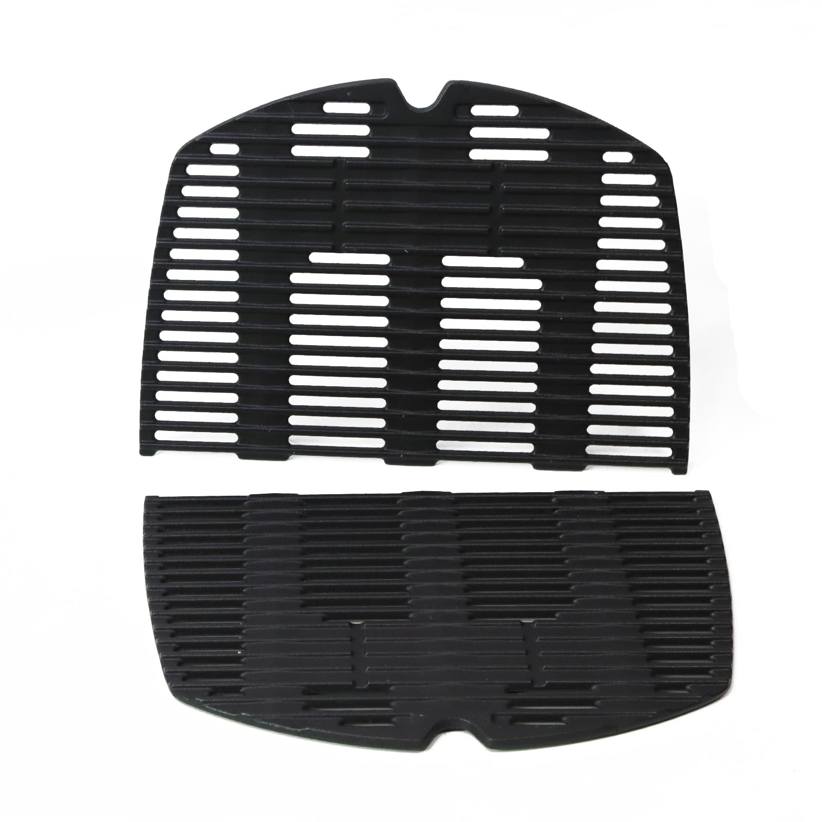 FIRXZYMZ 7646 45 x32cm Grillrost für Weber Q300, Q320, Q3000, Q3200 Serie Gasgrills. Gusseisen Grillroste Gitter Ersatzteile für Weber 57060001 586002 426001 56010049, 404341, 7584, 2 Stück