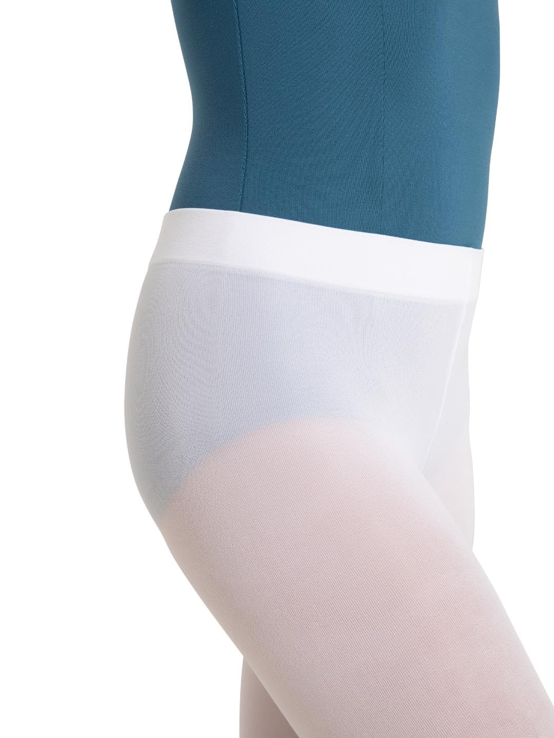 Capezio Ultra Soft Self Knit Waistband Tight Apretado Niñas (Pack de 1)