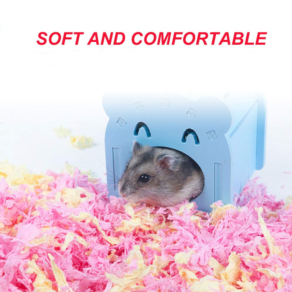Oncpcare Parure de lit pour Petits Animaux domestiques à Faible poussière, Douce et Respirante - pour Rat, Cochon d'Inde, Chinchilla, écureuil, Lapin - 450 g, 2 Pack