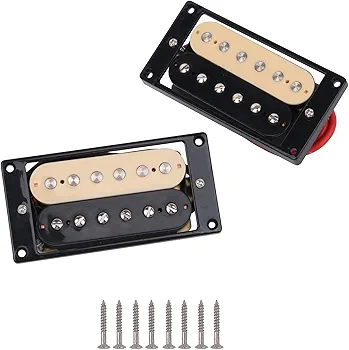 エレキギターピックアップ 2個セット Amazon.co.jp: Yibuy 1 Set of 2 ブラック+クリーム