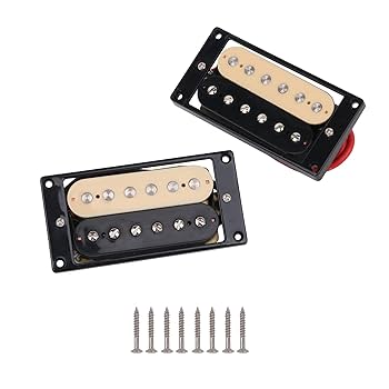 エレキギターピックアップ 2個セット Amazon.co.jp: Yibuy 1 Set of 2 ブラック+クリーム