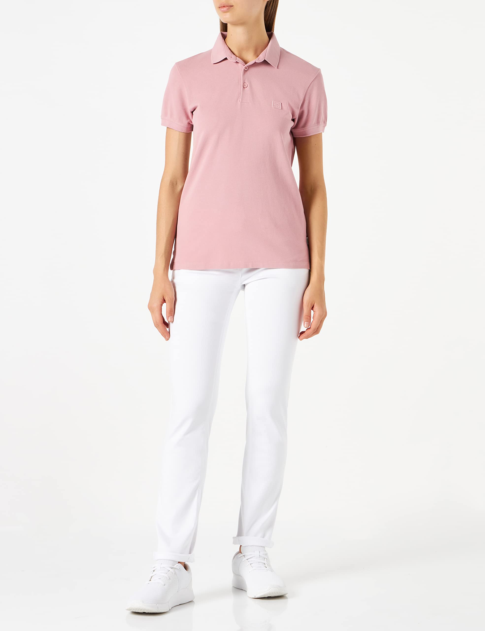 BP 1755-311-0021-27/32 Damen Slim-Fit Jeans - 65% Baumwolle, 30% Polyester, 5% Elastan - Komfort Stretch - Farbe Weiß - Größe 27/32